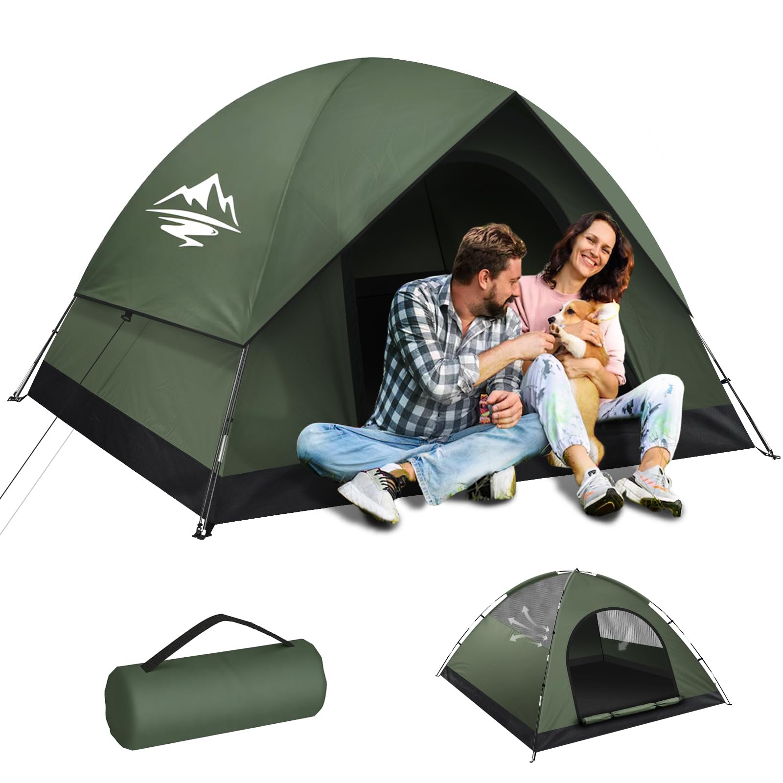 2-3 Person Waterproof Camping Tent Rainfly