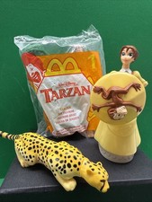 1999 McDonalds Happy Meal Toys From Disney  s Tarzan/Tarzan, Jane, Cheetah