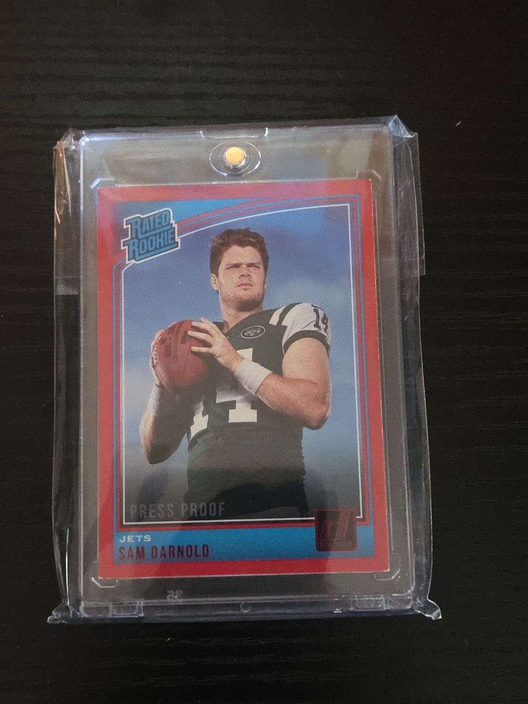 2018 Panini Donruss - Rated Rookie Sam Darnold #301 Press Proof Red (RC)