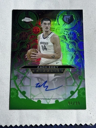 2025 Topps Chrome Zach Edey Base (RAW)