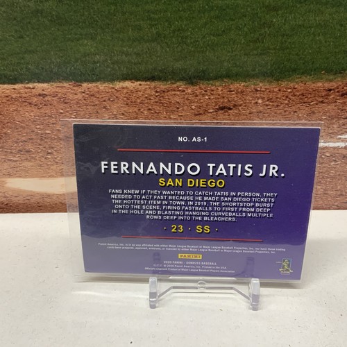 Fernando Tatis Jr. 2020 Donruss visto in TV Rapture #AS-1 Padres - Foto 2 di 2