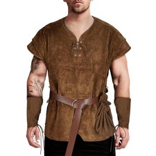 TEYHUI 5 Pcs Norse Viking costume men renaissance 3X-Large, Z3758bn
