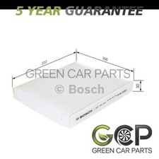 Cabin Filter GCP Fits Honda CR-V 1995-2002 Civic 1991-2001 Rover 400 1995-1999