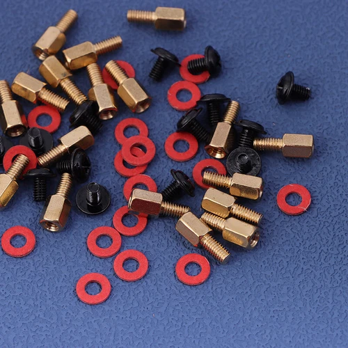 60Pcs PC Case Fans 6.5MM Motherboard Riser+20Pcs Screws+20Pcs Washers Gasket