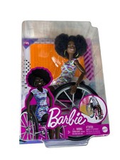 2022 Mattel Barbie Fashionistas Doll with Wheelchair and Ramp 195 HJT14 NEW