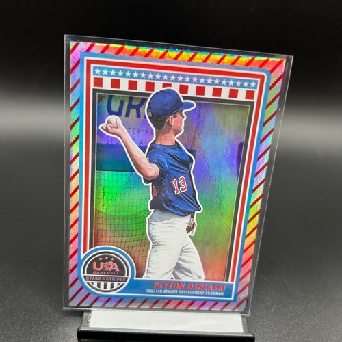2025 Panini Stars & Stripes USA Baseball Parallels - Green, Stars & Stripes - Picture 185 of 227