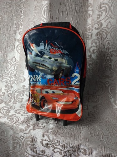 Cars 2 Suitcase New Without Tags Childs Pull Along Case - Picture 4 of 4