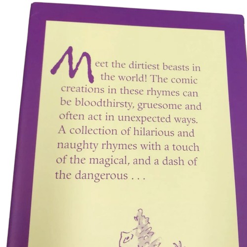 Roald Dahl Dirty Beasts Tapa Dura 1ª Edición Humor Drama Fantasía Ficción Poemas - Imagen 3 de 10