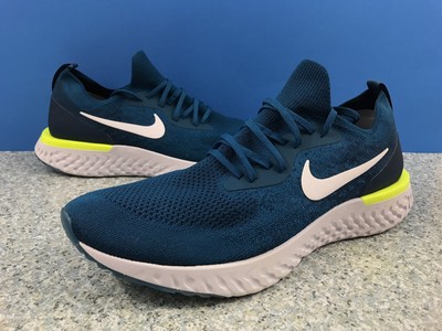 nike epic react white green