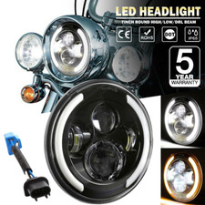 7 Motorcycle Led Headlight Turn Signal Hi Lo Beam For Harley Davison Touring