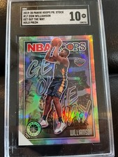 🔥🔥 ZION WILLIAMSON 2019 HOOPS PREMIUM STOCK GET OUT THE WAY HOLO SGC 10🔥🔥