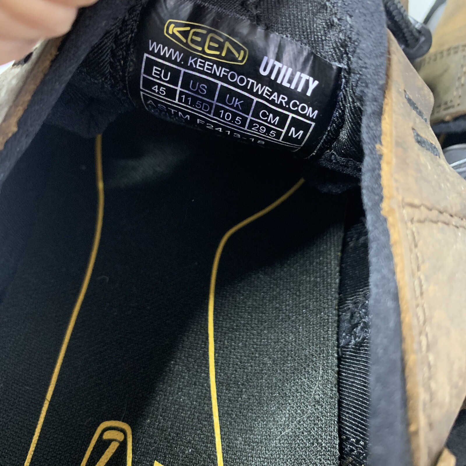 KEEN Utility Uomo Taglia 11.5 D Atlanta Cooler II (2) + Punta Acciaio 1023240 Nuovo