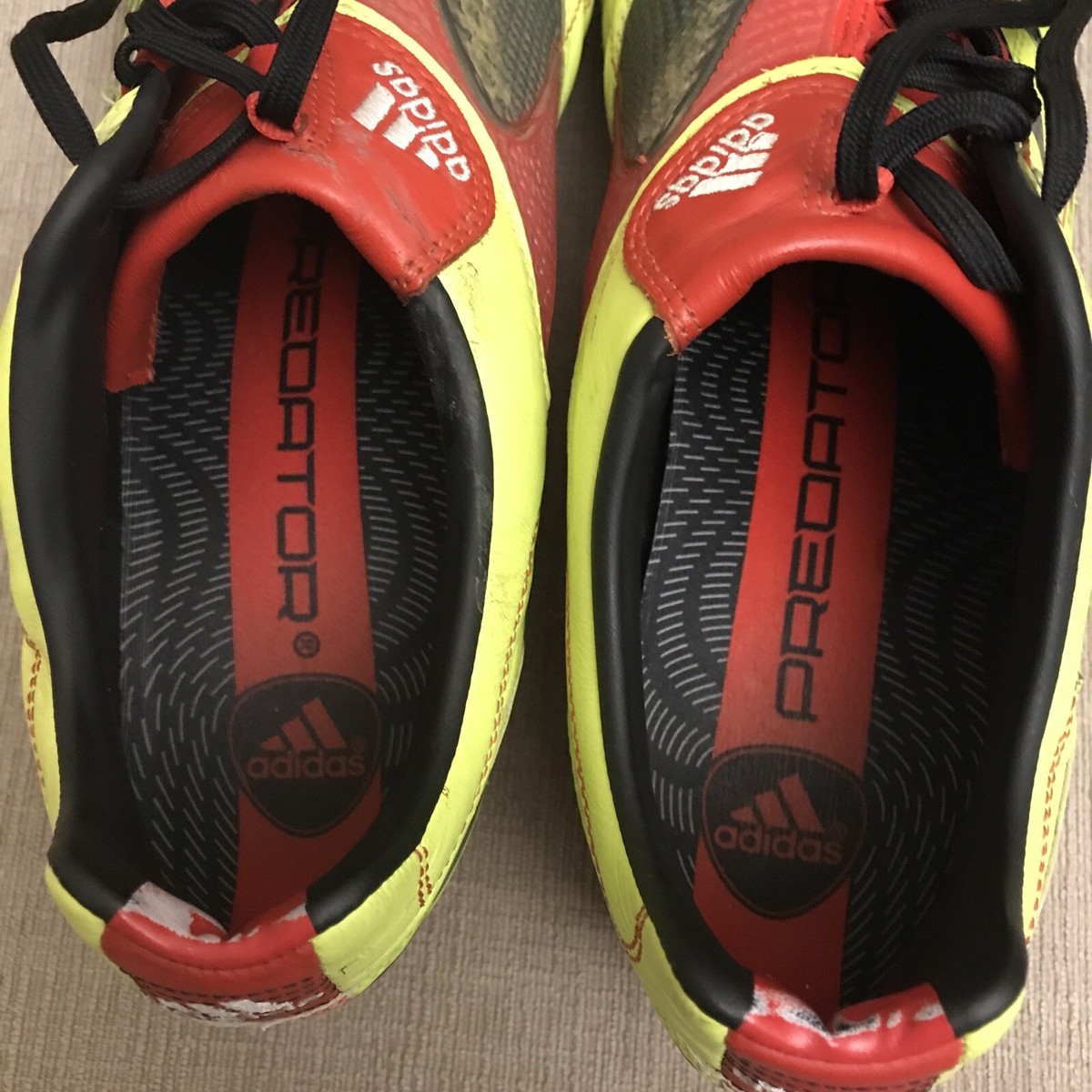 Adidas Predator X TRX FG Electricity / Black/ Poppy Sz 13 SPG