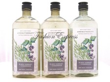 BATH  BODY WORKS BLACK CURRANT  CEDARWOOD BODY WASH FOAM BATH 10 OZ 3 PCS 