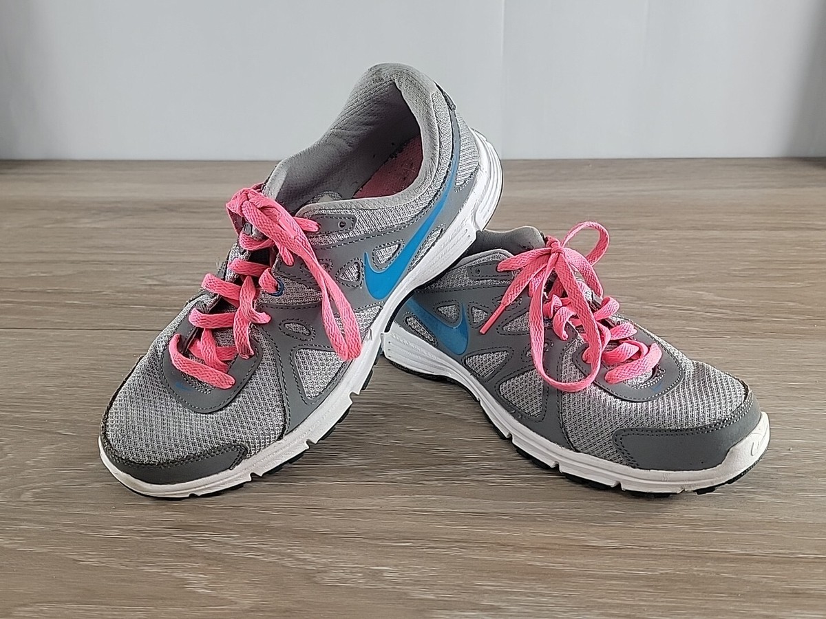 Womens Nike Revolution Gray Running Shoes Size