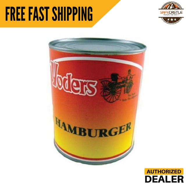 Yoders Canned Hamburger Meat 28oz Ground Beef for sale online eBay