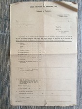 Rare Palestine Document Urban Property Tax Ordinance, 1928
