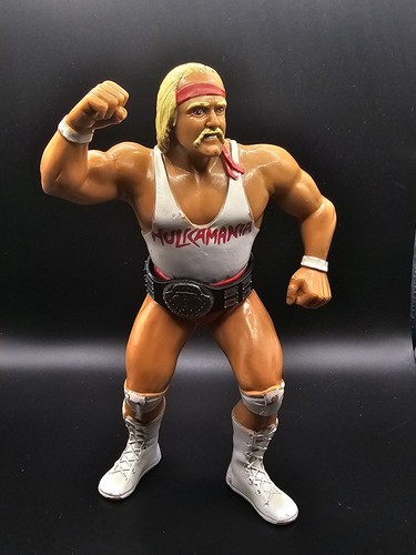 Vintage WWF LJN White Shirt Hulk Hogan Hulkamania ...