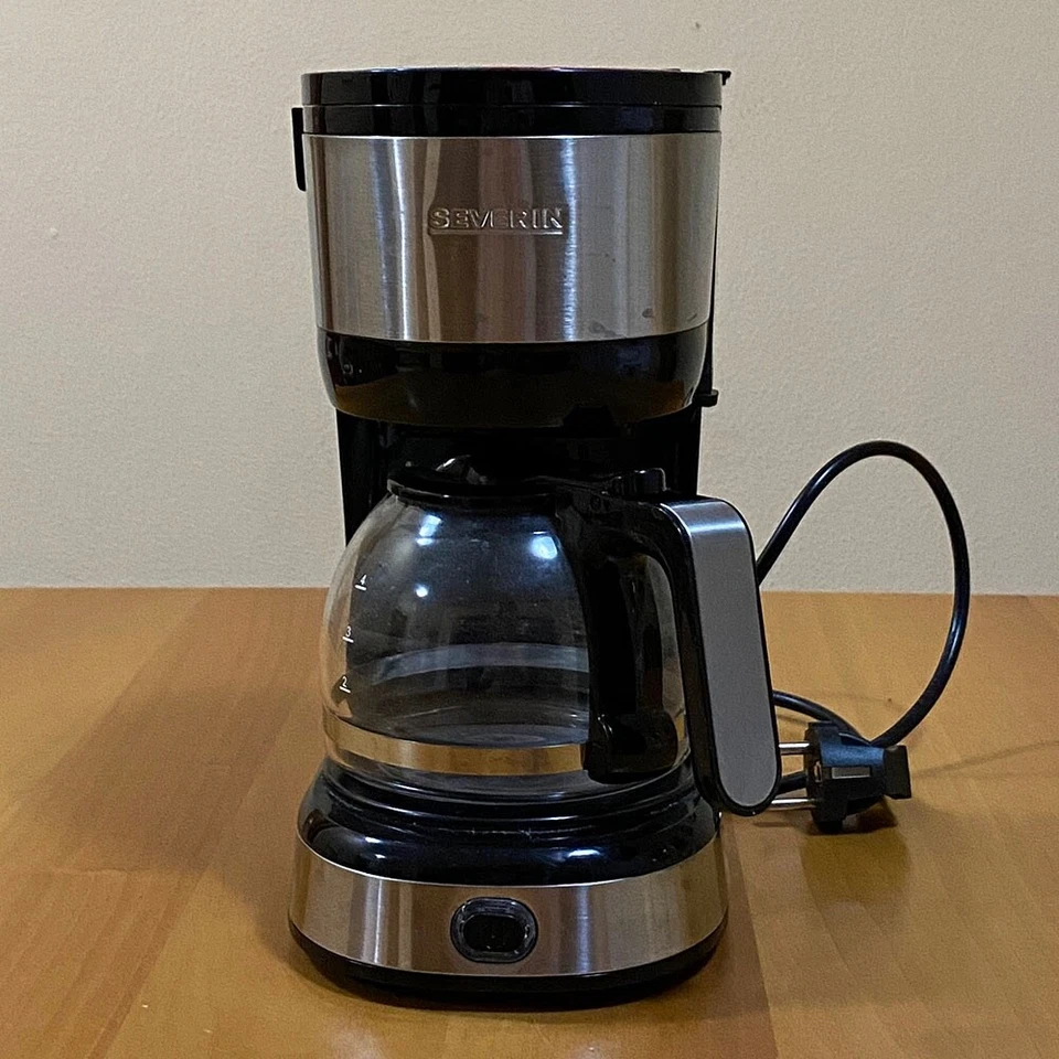 Severin Macchina Caffè Americano Filtro Lavabile Argento Nero KA 4808 - Imagen 2 de 4