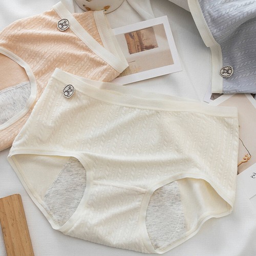Menstrual Period Underwear Womens Leak Proof Cotton Panties Mid Waist Briefs - Picture 14 of 22