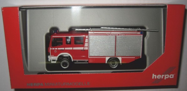 Herpa 093750 Mb Atego Hlf Freiwillige Feuerwehr Essen-Mitte 1:87 Spur H0-image
