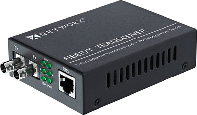 Gigabit Ethernet Fiber Media Converter - UTP to 1000Base-Sx - ST Multimode, 5...