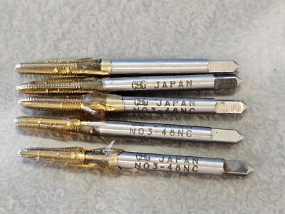 5 OSG 3-48 NC GH2 HS Straight 3 Flute Tapered Plug Threading Bottoming Tap