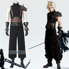 Final Fantasy VII Remake Cloud Strife Cosplay Halloween Costume Armor Outfits
