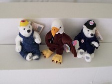 Sac de fèves en peluche Coca Cola ours et aigle