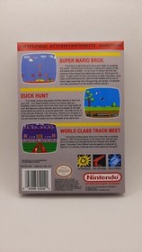 NES - Super Mario Bros. / Duck Hunt / World Class Track Meet - Box Cover ONLY
