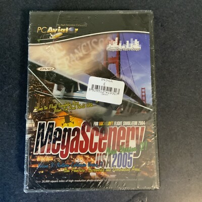 PC Aviator Mega Scenery USA 2005 Vol 3 Northern California Version 2  NEW