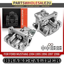 2x Rear Left Right Brake Calipers W Bracket For Ford Mustang 94-98 Svt Cobra