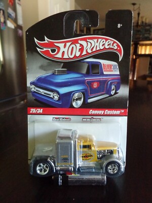 CONVOY CUSTOM PENNZOIL SLICK RIDES HOT WHEELS 2009 REAL RIDERS 1