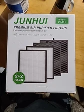 2 HEPA + 2 Carbon Filters for Levoit Purifier LV-PUR131 LV-PUR131-RF