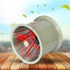 110V 12" Explosion-proof Fan Axial Pipe Spray Booth Paint Fumes Exhaust Fan USA