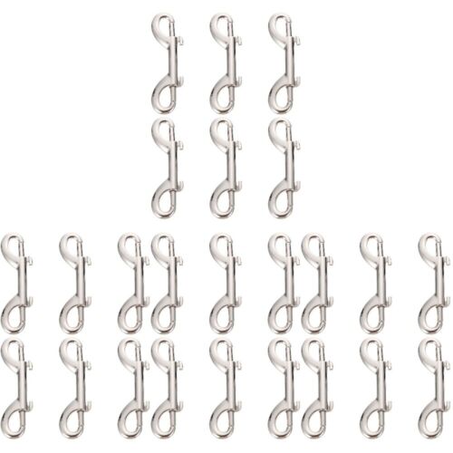  24 Pcs Zinc Alloy Leash Hook Key Chain Accesorios Metal Snap Buttons - Picture 1 of 12