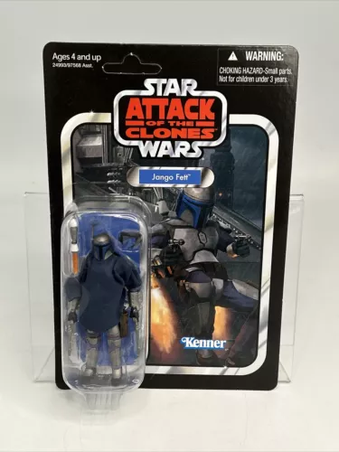 Star Wars JANGO FETT Vintage Collection, Attack of the Clones VC34, UNPUNCHED!