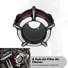Transparent Air Filter Red Intake For For Harley 2004-2022 Sportster XL883 1200