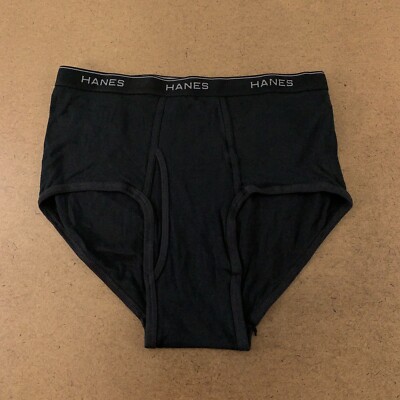 Hanes Men's Size XL Black Comfort Flex Classic Brief New