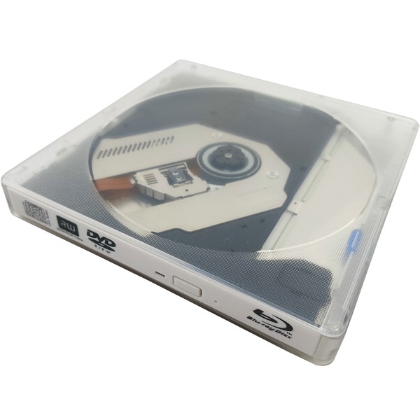 Lector de películas externo USB 3.0 tipo C BD reproductor unidad computadora portátil DVD CD grabadora de discos