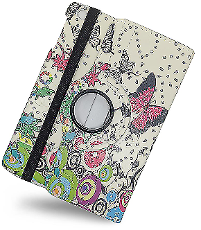 Custodia 360 rotante in pelle Samsung Galaxy Tab A8 10,5" (2021) X200/X205 - Foto 9 di 14