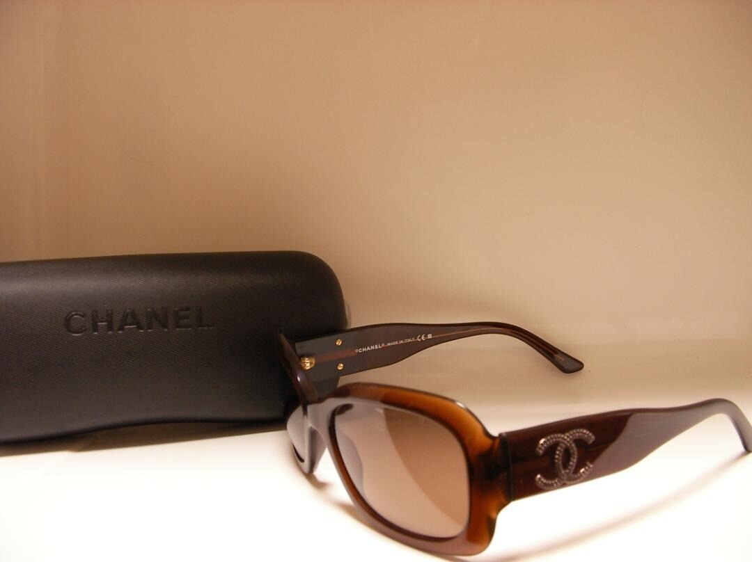 CHANEL 5102 Brown Frame Sunglasses with Coco Mark #2 Logo