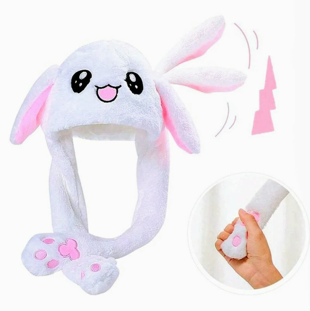 Купить Fluffy Moving Bunny Ears Plush 