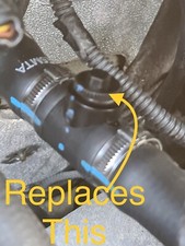 Peugeot Boxer JTD HDI Van Coolant Pipe Bleed Screw / Bolt ( Upgrade )