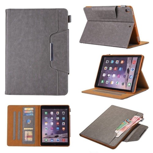 For iPad Mini/Air/Pro 9.7'' 11 12.9 13'' 2024 Magnetic Flip Wallet Leather Case - Picture 7 of 109
