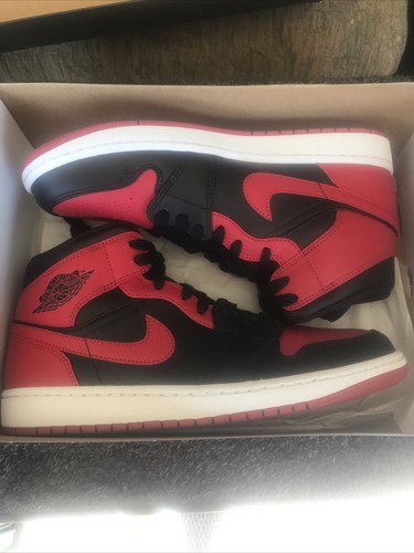 Nike Air Jordan 1 Retro High OG Patent Bred Red Black Shoes 555088-063 Men's New 195243521617 | eBay