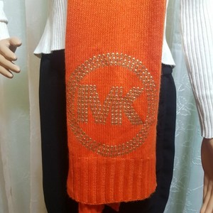 michael kors scarf womens orange