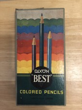 Vintage Dixon "Best" Colored Pencils 22 pack No 110-NOS **Made in the USA **