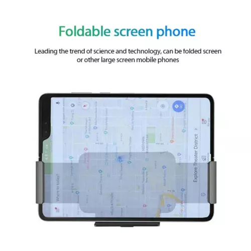 Car Mount Phone Holder Wireless Car Charger Mount For Galaxy Z Fold 2 3 4 6 - Picture 7 of 9