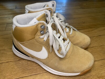 Nike Acorra ACG Suede Hiking Sneakerboot Women 7 Haystack/Light Brown 806977-710